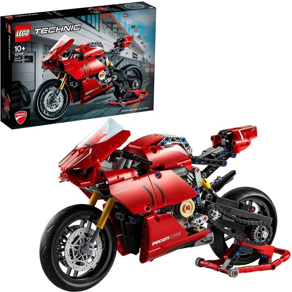 レゴ(LEGO) ドゥカティ パニガーレ V4 R モーターバイク コレクティブル?スーパーバイク模型セット 10才以上向けおもちゃ