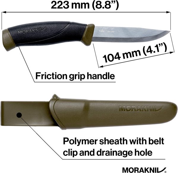 モーラ?ナイフ Mora knife Companion MG (ステンレス) - 画像 (6)