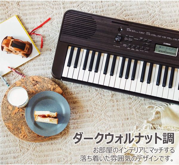 ヤマハ ポータブルキーボード 61鍵盤 ダークウォルナット調 PSR-DW 便利なレッスン機能やタッチレスポンスを搭載 - 画像 (6)