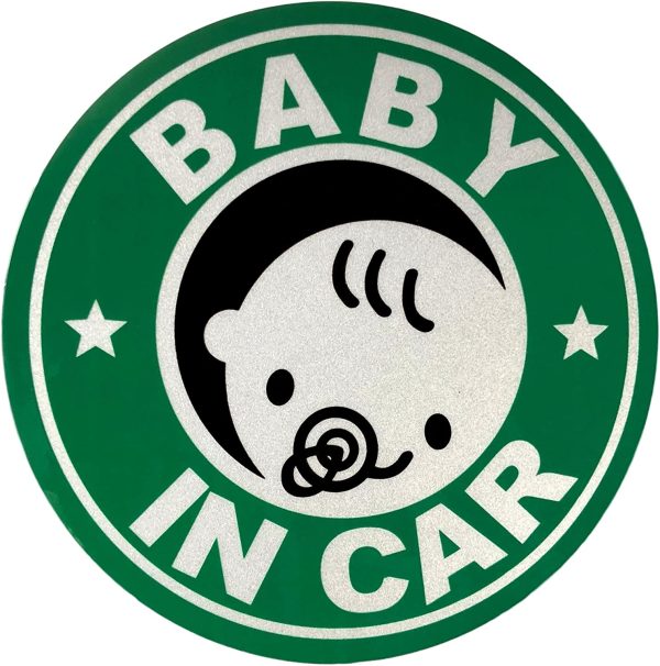 【ヨロズラボ】BABY IN CAR マグネット ステッカー 赤ちゃん