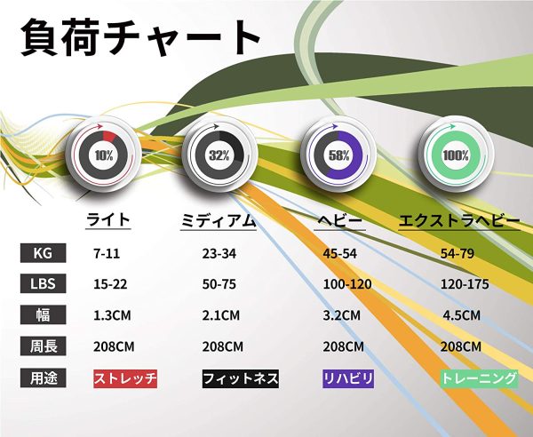 TheFitLife トレーニングチューブ 筋トレチューブ 懸垂チューブ - 画像 (2)